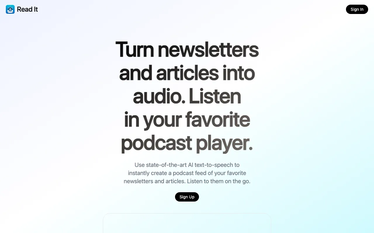 Read It — preview screenshot