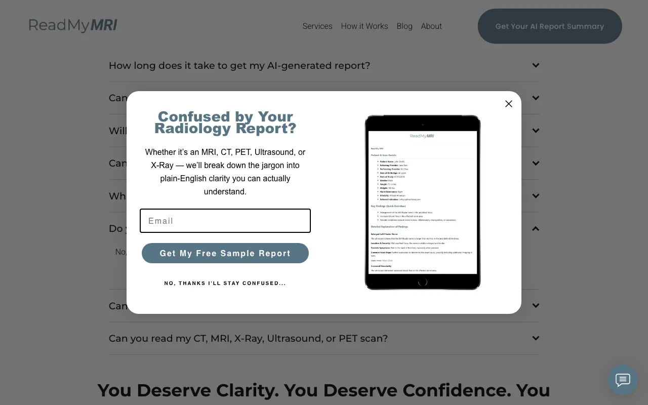 Read My MRI — preview screenshot
