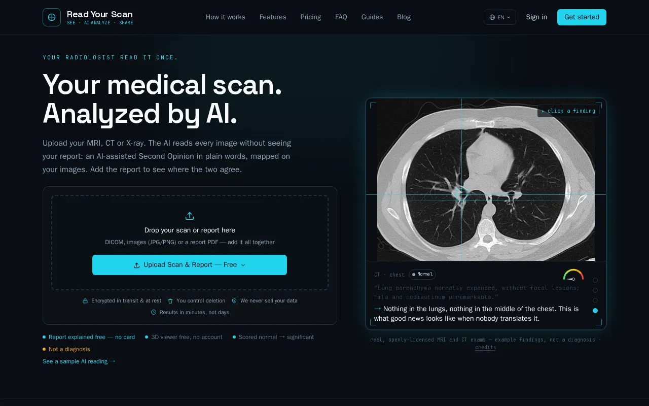Read Your Scan — preview screenshot