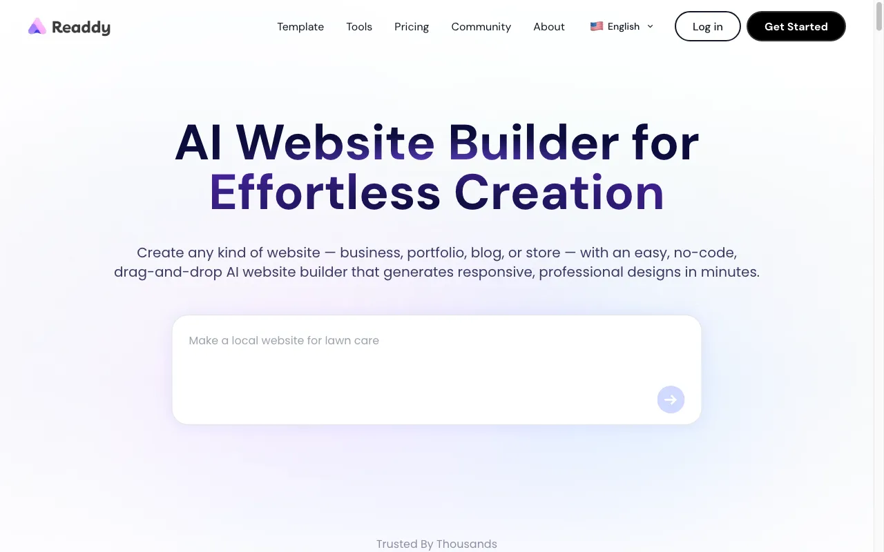 Readdy — preview screenshot