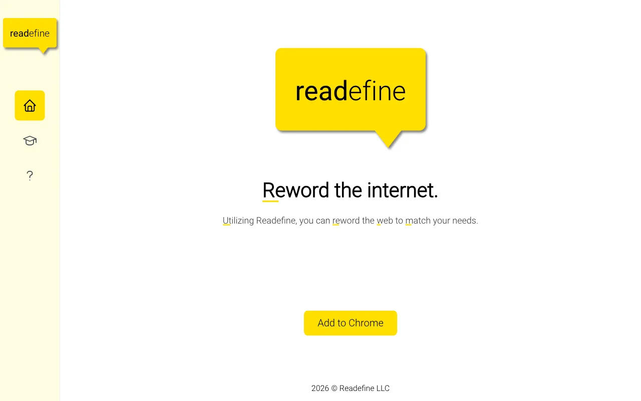 Readefine — preview screenshot