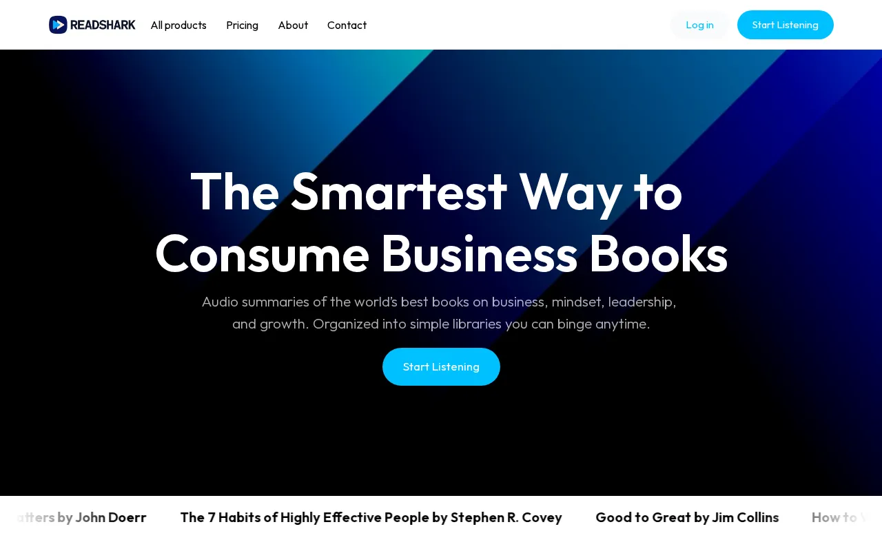 Readshark — preview screenshot