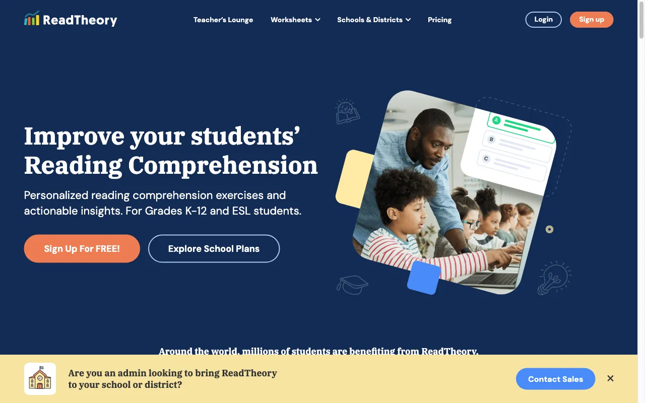ReadTheory — preview screenshot