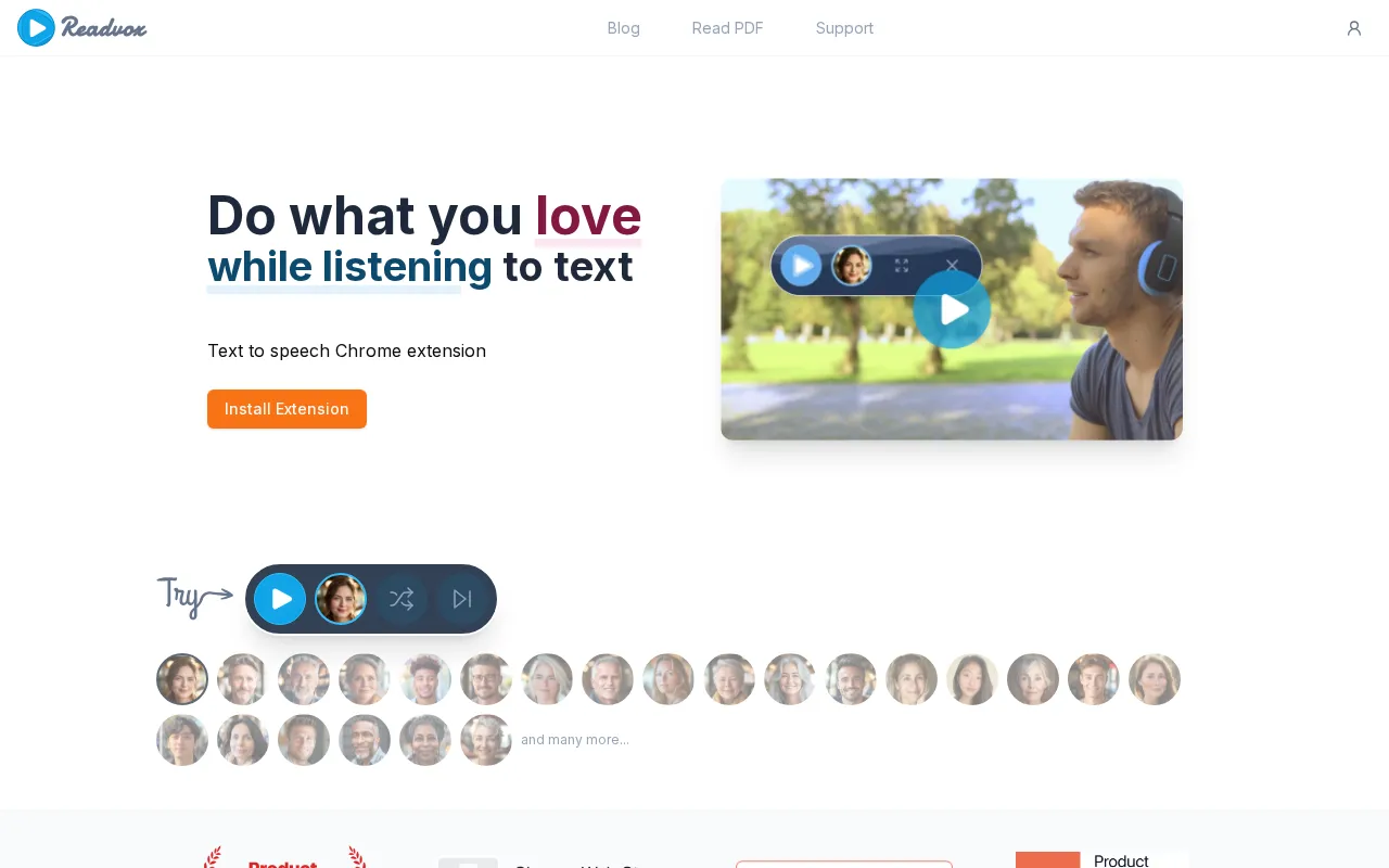 Readvox — preview screenshot