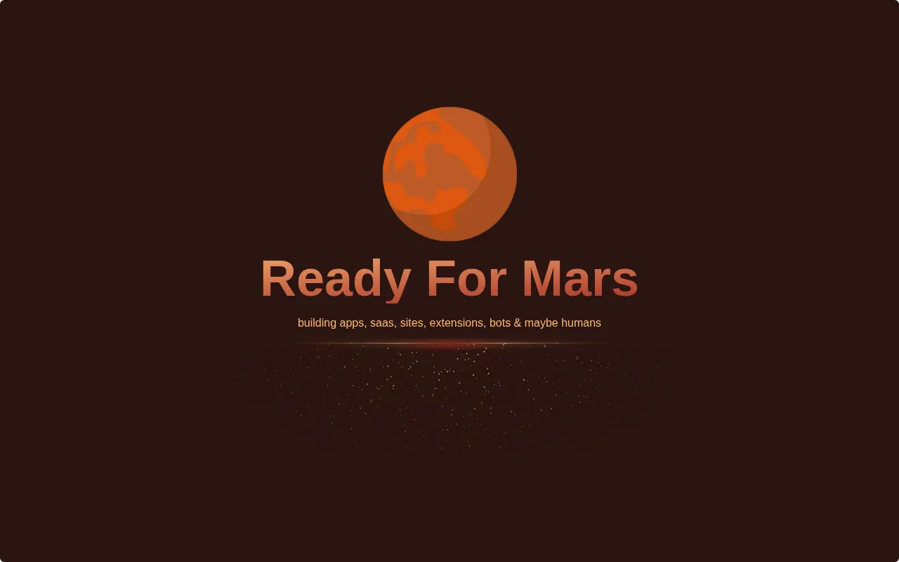 Ready For Mars — preview screenshot