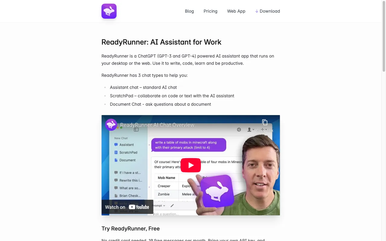 ReadyRunner — preview screenshot
