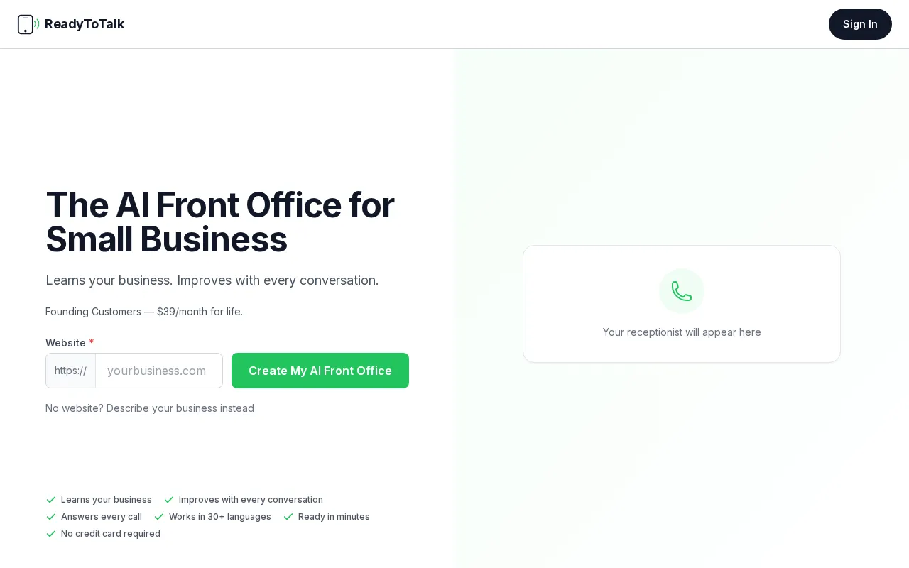 ReadyToTalk — preview screenshot