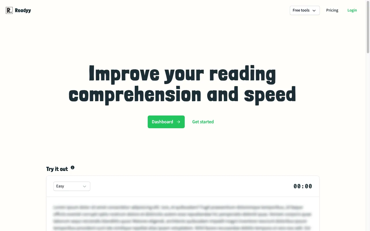 Readyy — preview screenshot