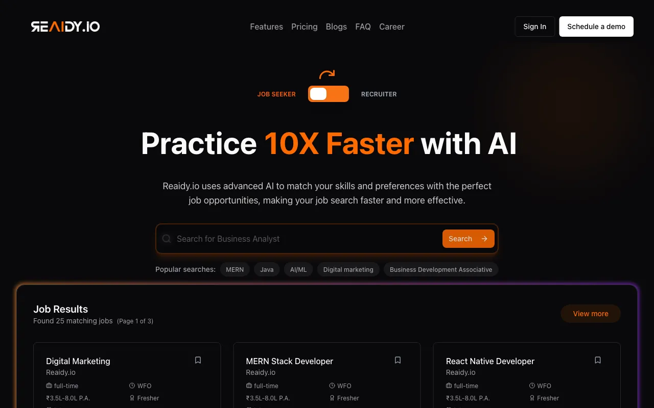 Reaidy.io — pricing page