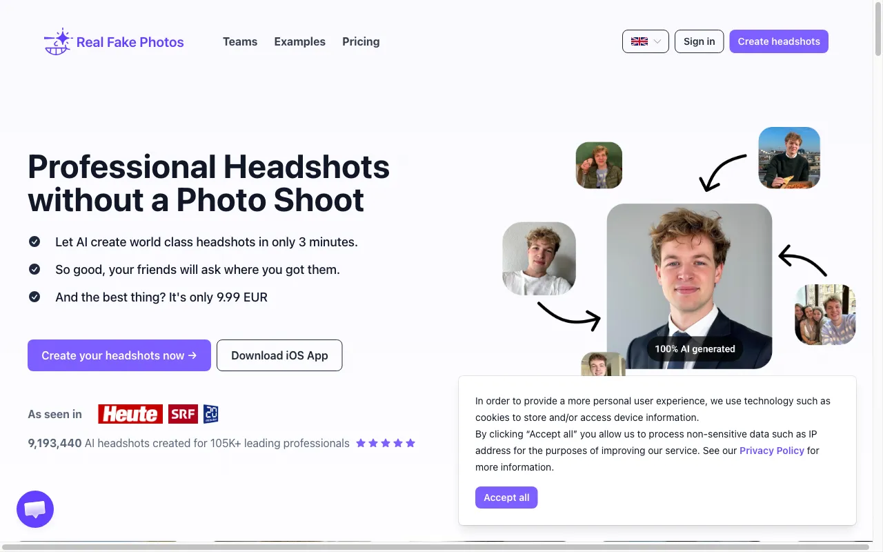 Real Fake Photos — preview screenshot
