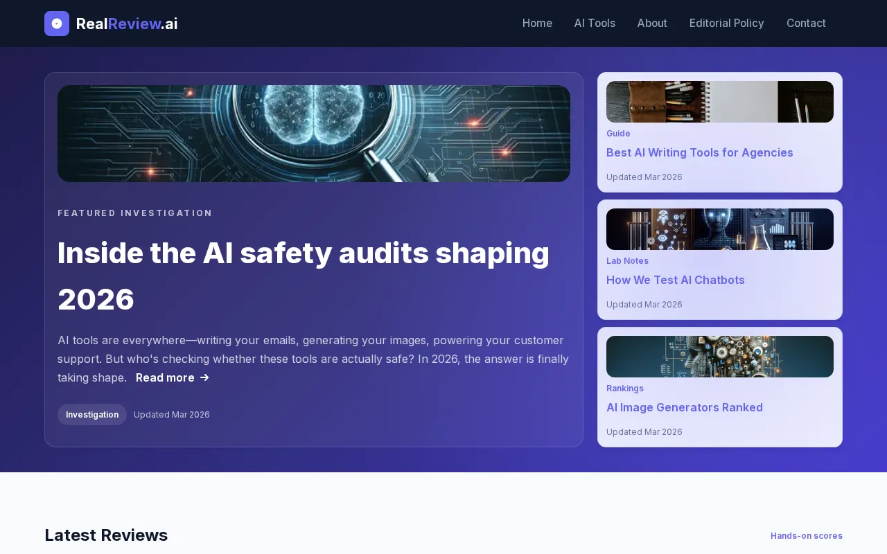 Realreview — preview screenshot