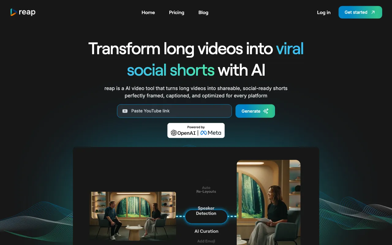 reap (beta) — preview screenshot