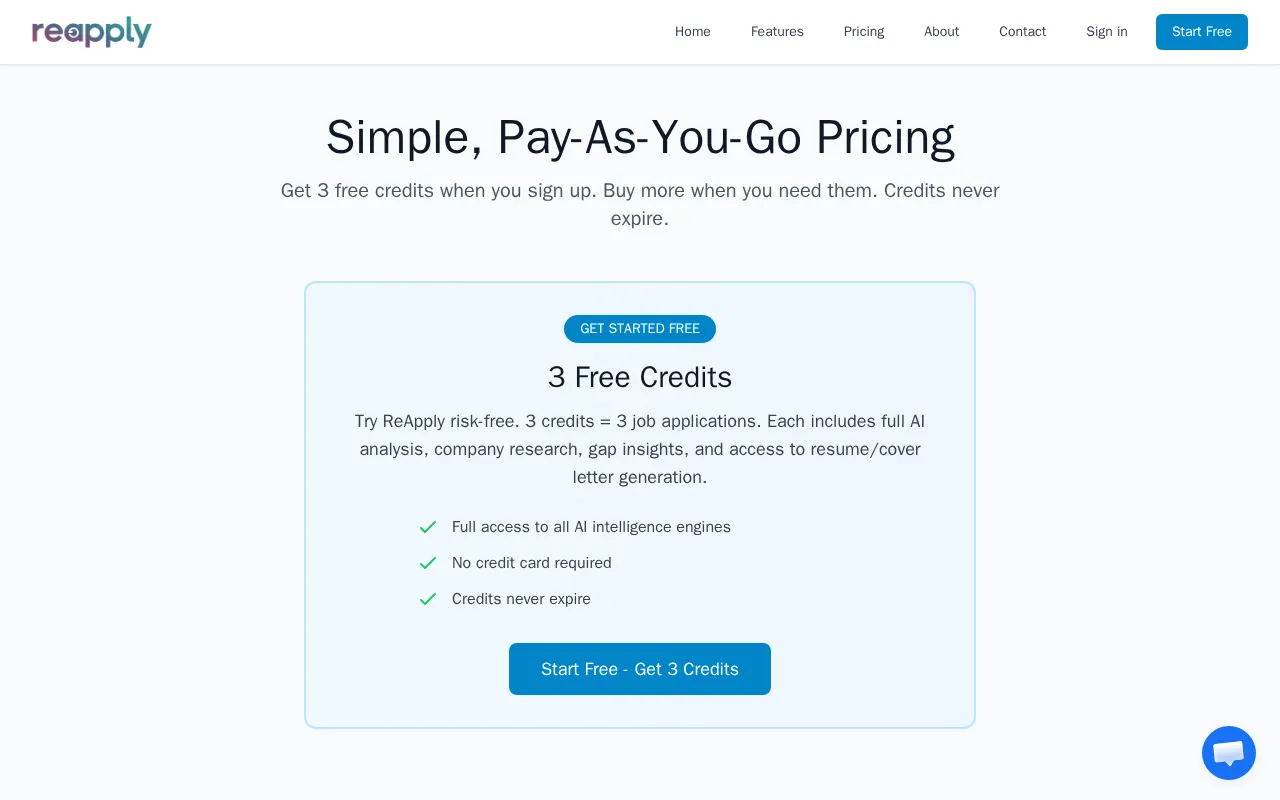 ReApply — pricing page