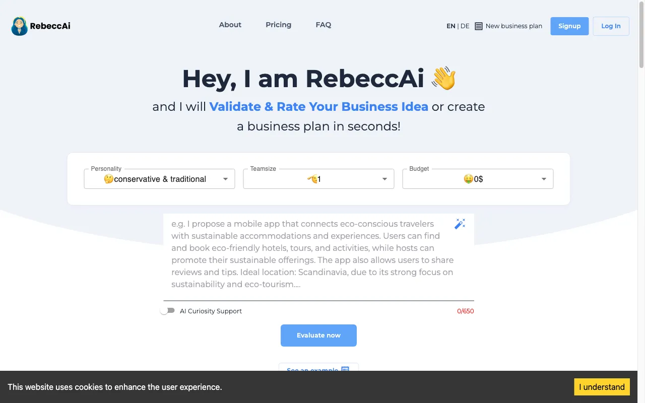 RebeccAI — preview screenshot