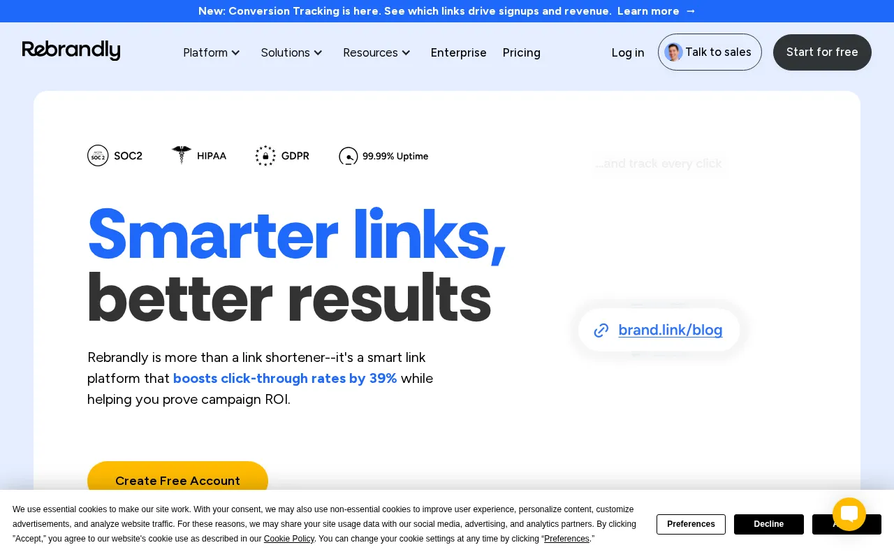 Rebrandly — preview screenshot