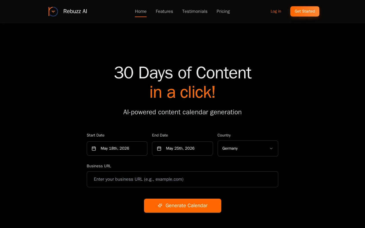 Rebuzz AI — preview screenshot