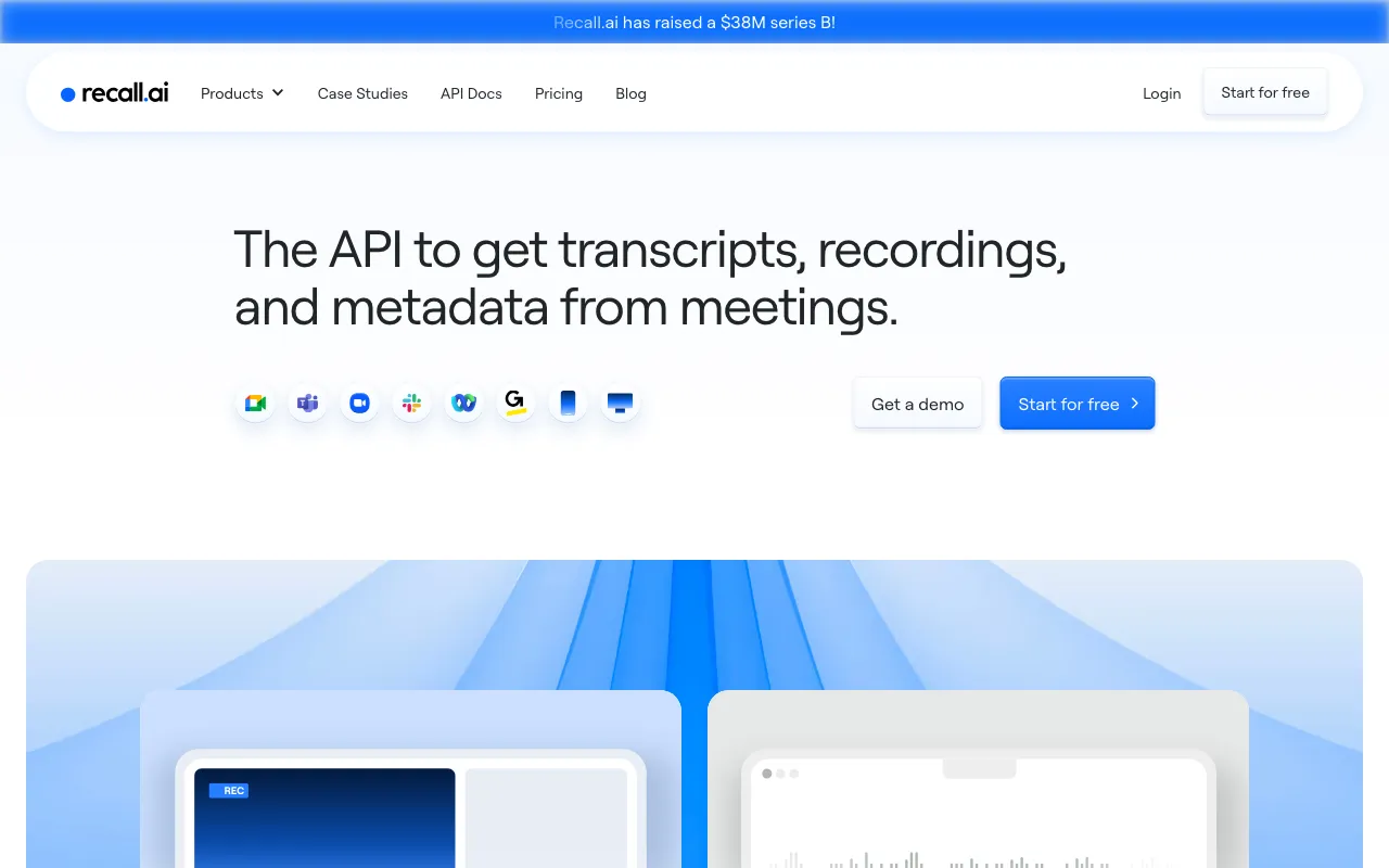 Recall.ai — preview screenshot