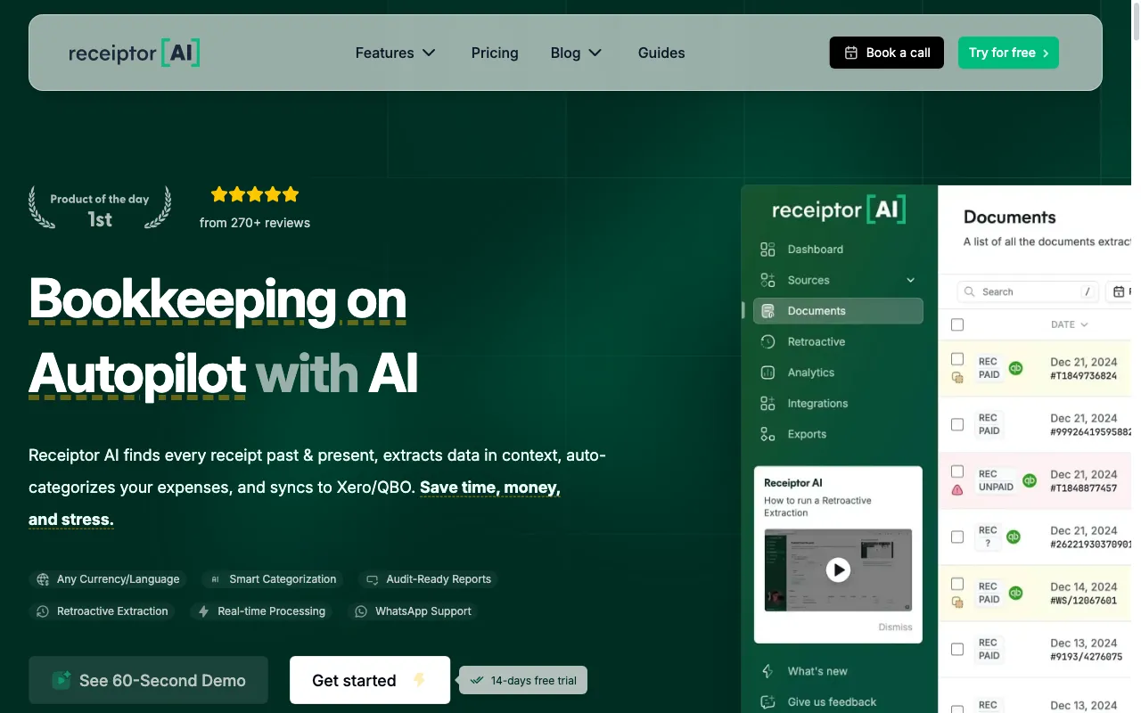 Receiptor.ai — preview screenshot