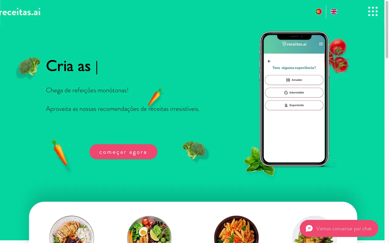 receitas.ai — preview screenshot