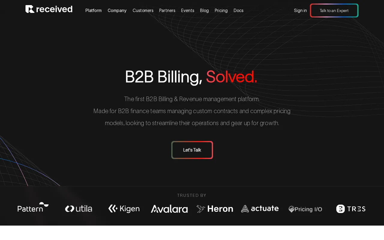 Received — preview screenshot