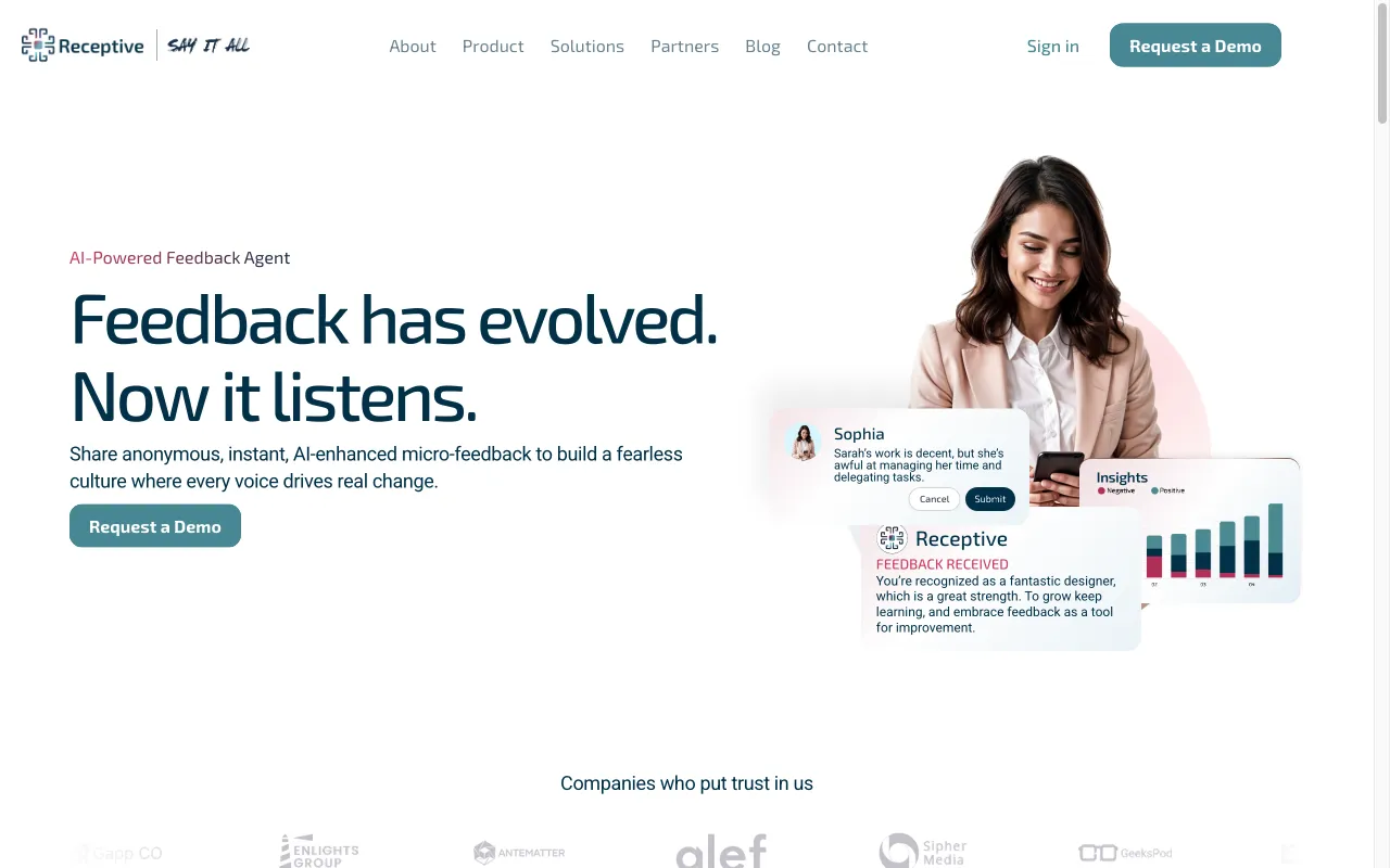 Receptive AI — preview screenshot