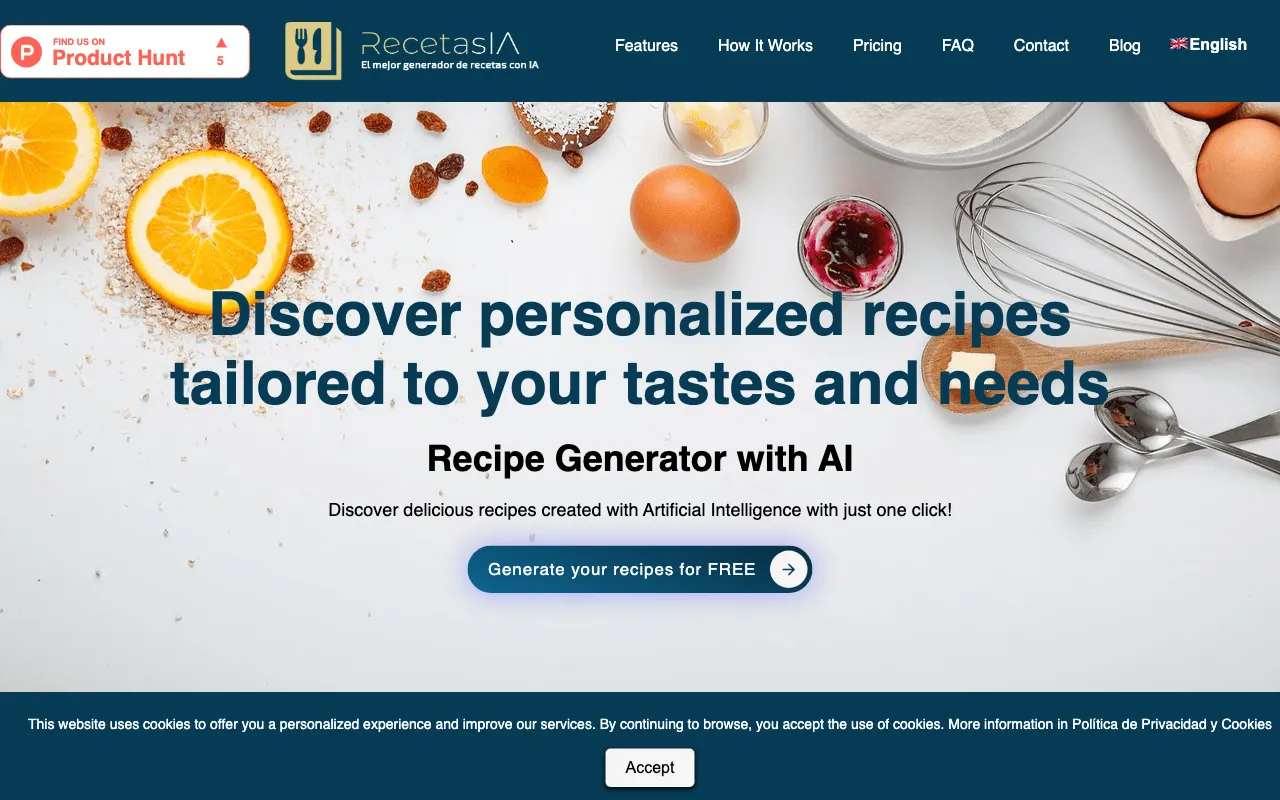 RecetasIA — preview screenshot