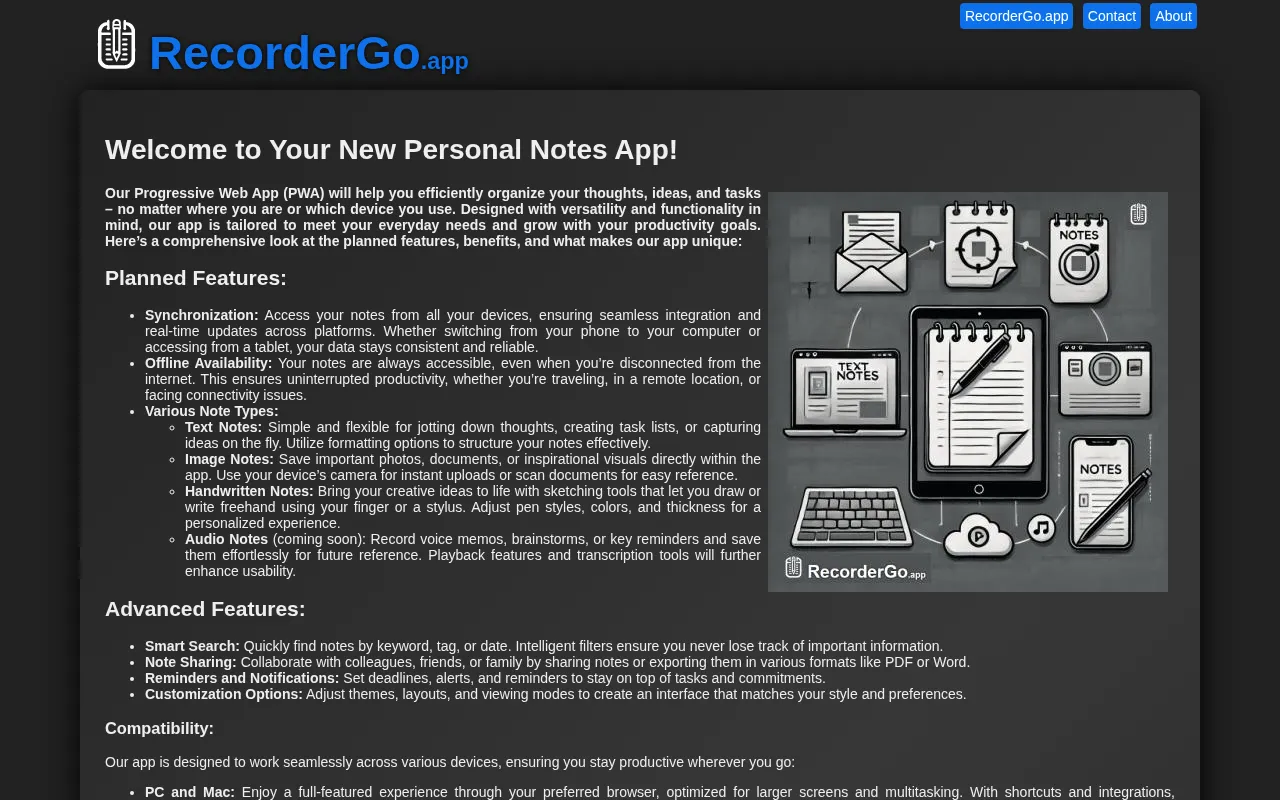 RecorderGo.app — pricing page