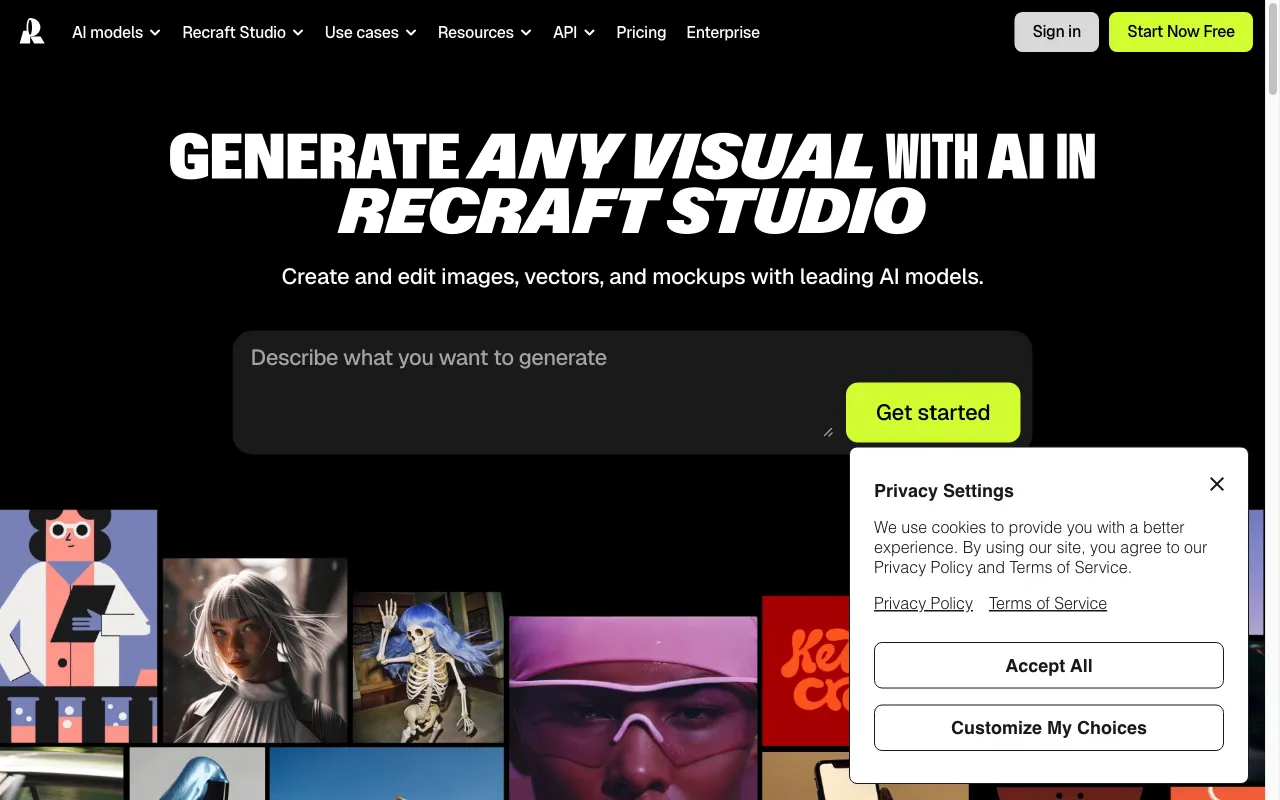 Recraft Image Model — preview screenshot