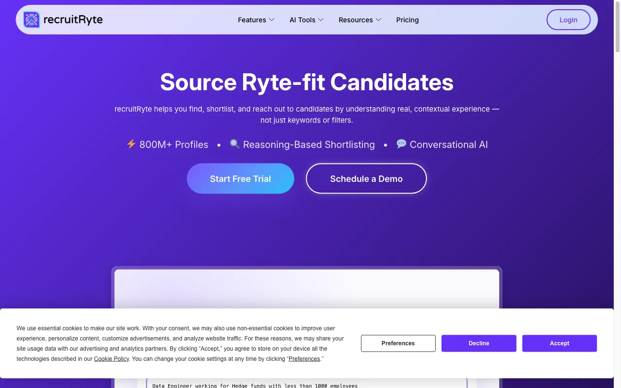 recruitRyte — preview screenshot