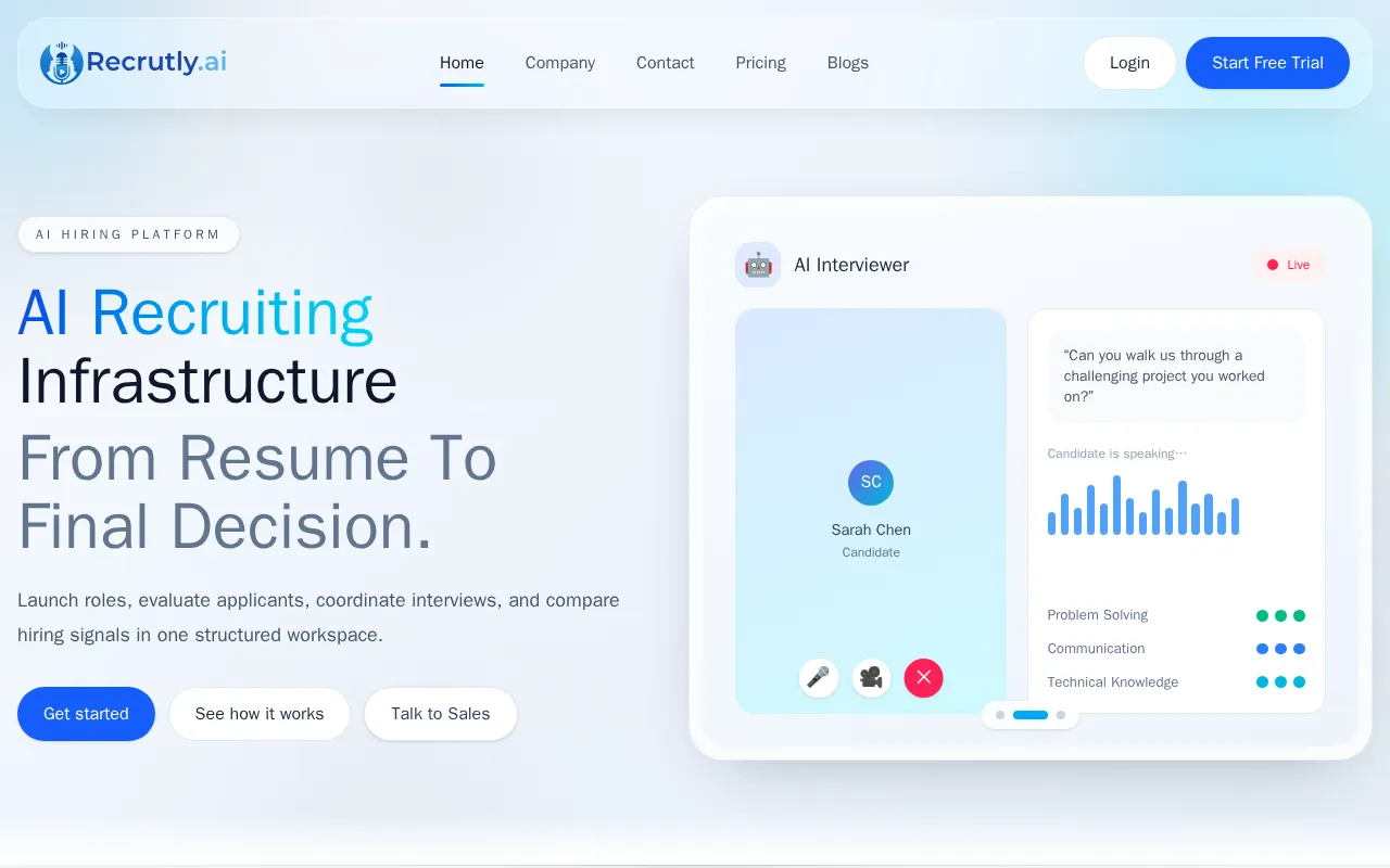 Recrutly — preview screenshot