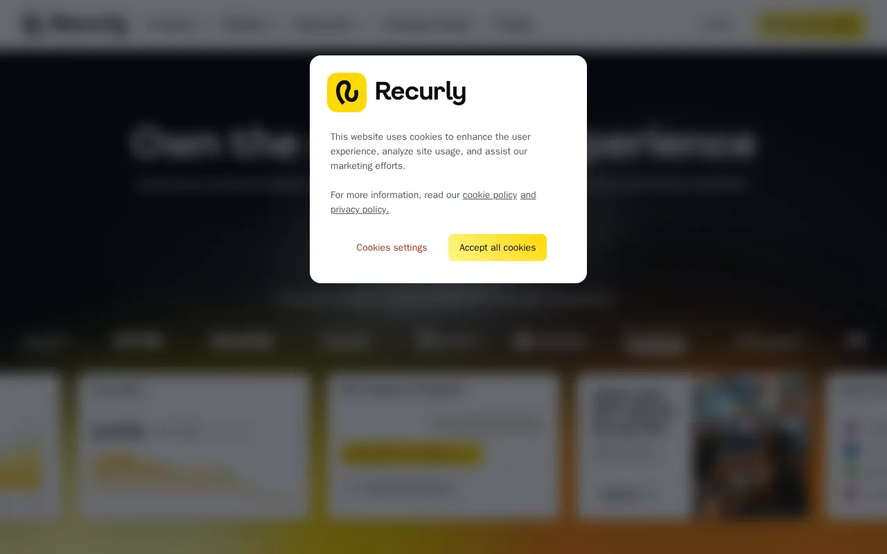 Recurly — preview screenshot