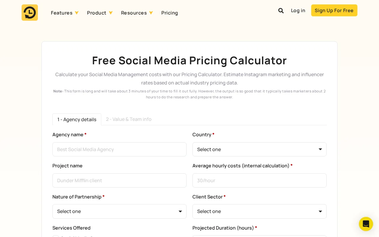 Recurpost — pricing page