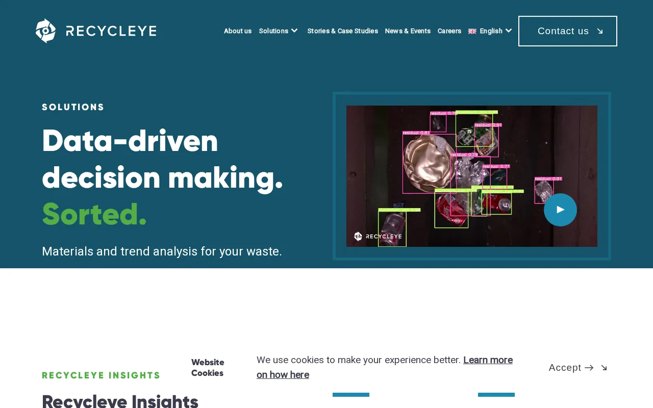 Recycleye Insights — preview screenshot