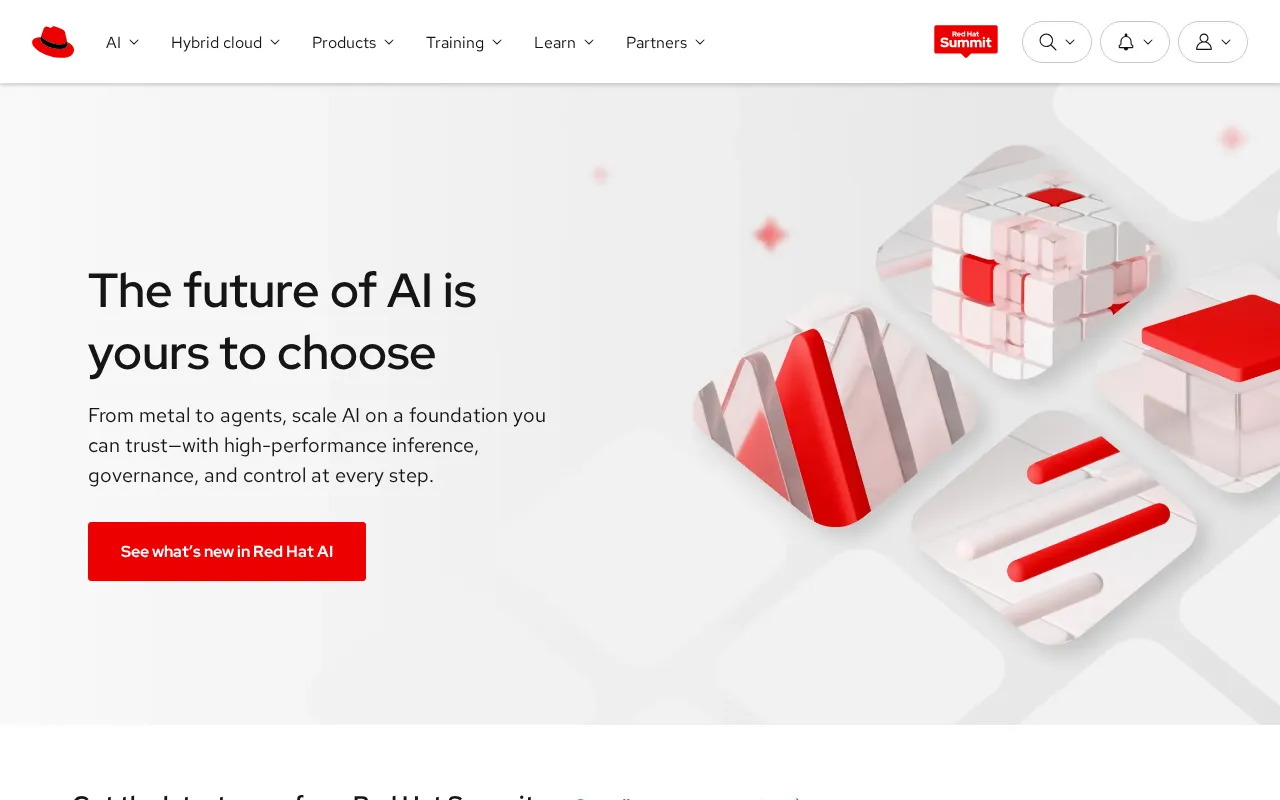 Red Hat AI — preview screenshot