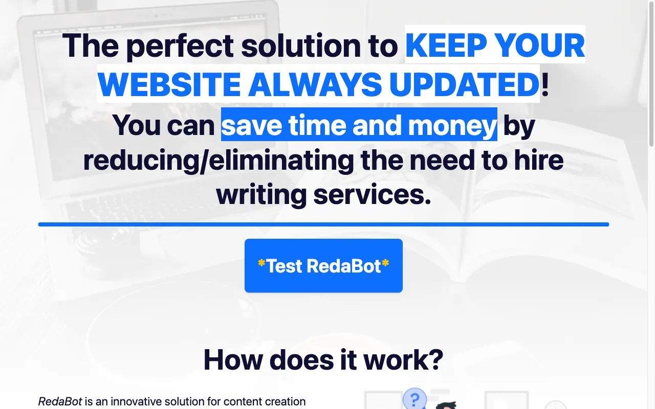 RedaBot — preview screenshot