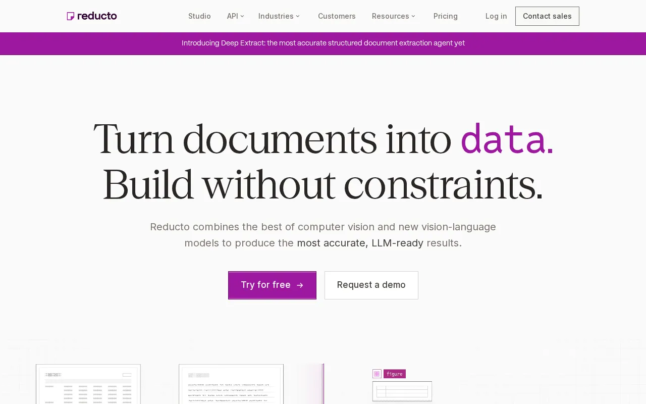 Reducto — preview screenshot