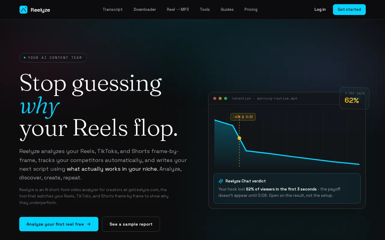 Reelyze — preview screenshot