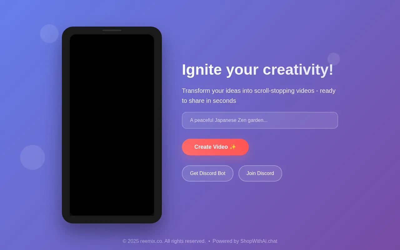 Reemix — preview screenshot