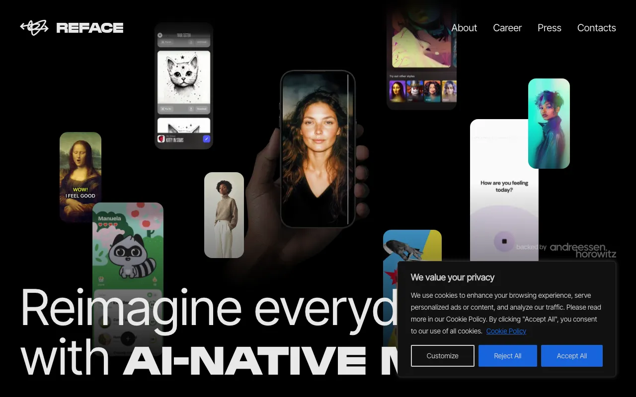 Reface AI — preview screenshot