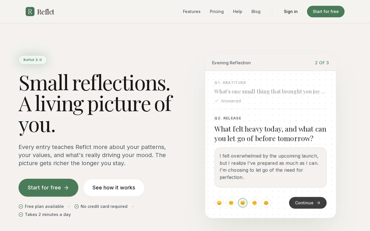 Reflct — preview screenshot