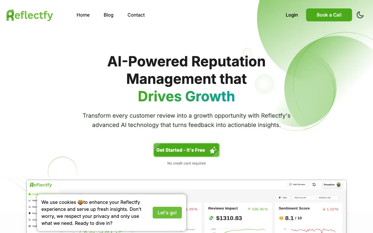 Reflectfy — preview screenshot
