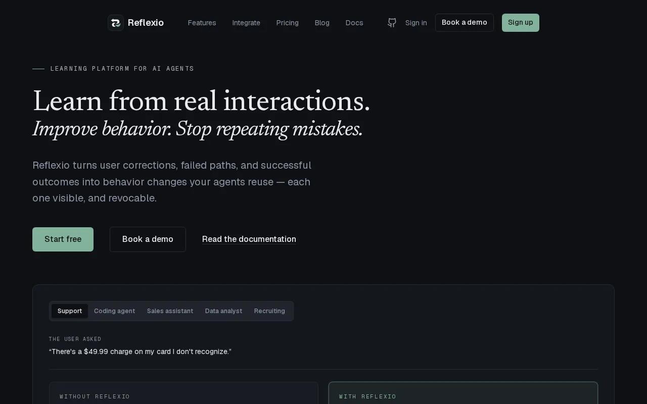 Reflexio — preview screenshot