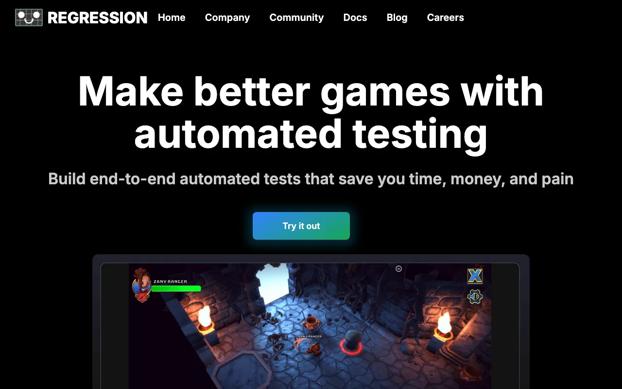 Regression — preview screenshot