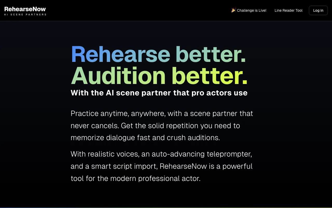 RehearseNow — preview screenshot