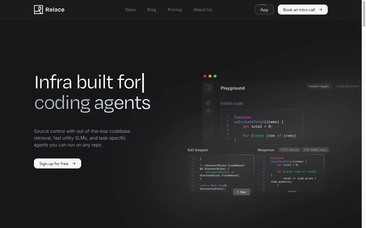 Relace — preview screenshot