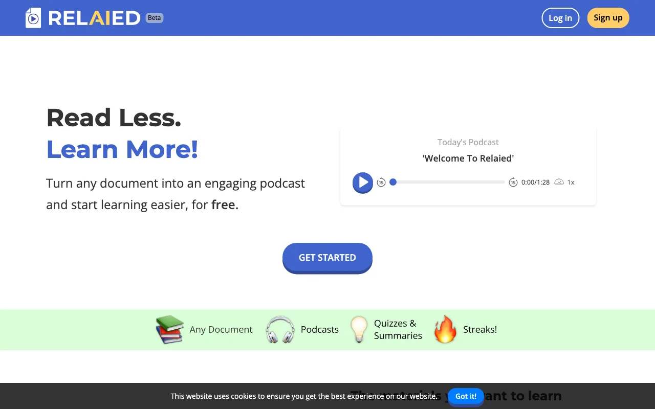 Relaied — preview screenshot