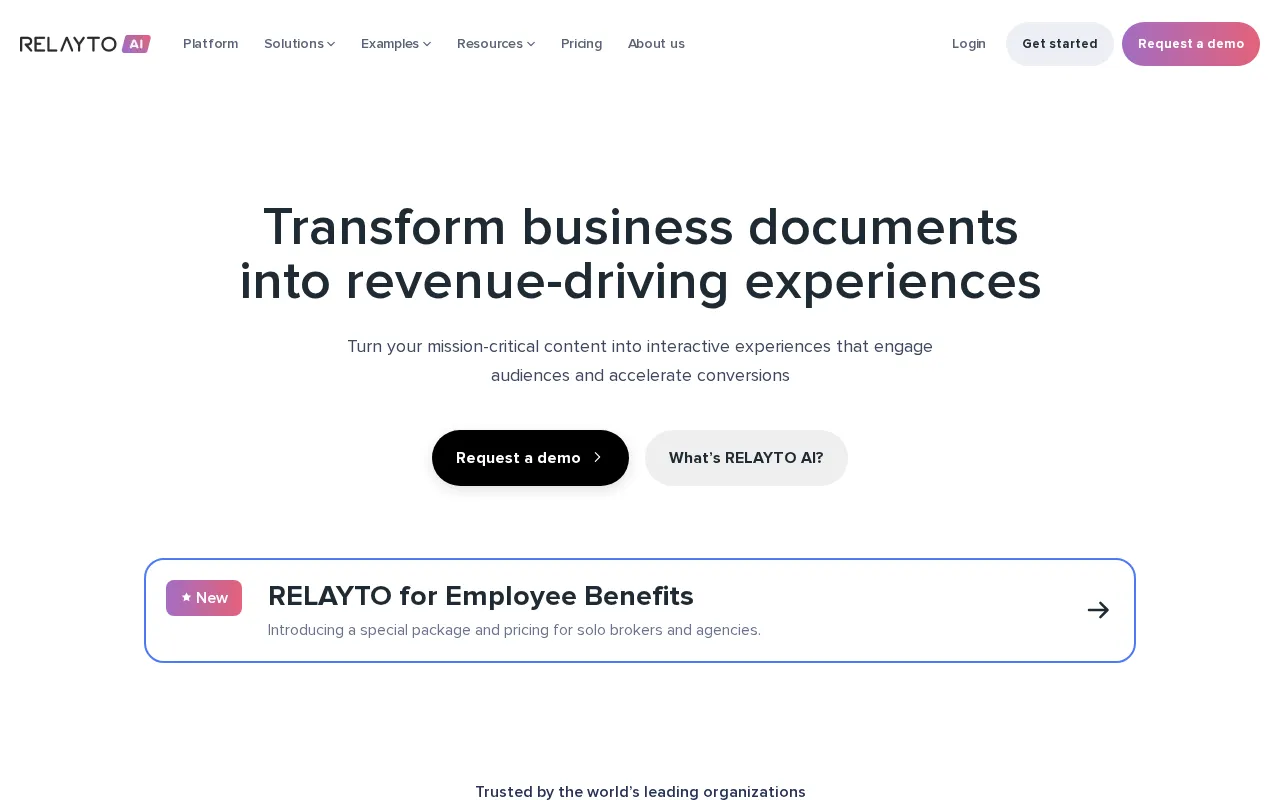 RELAYTO AI — preview screenshot