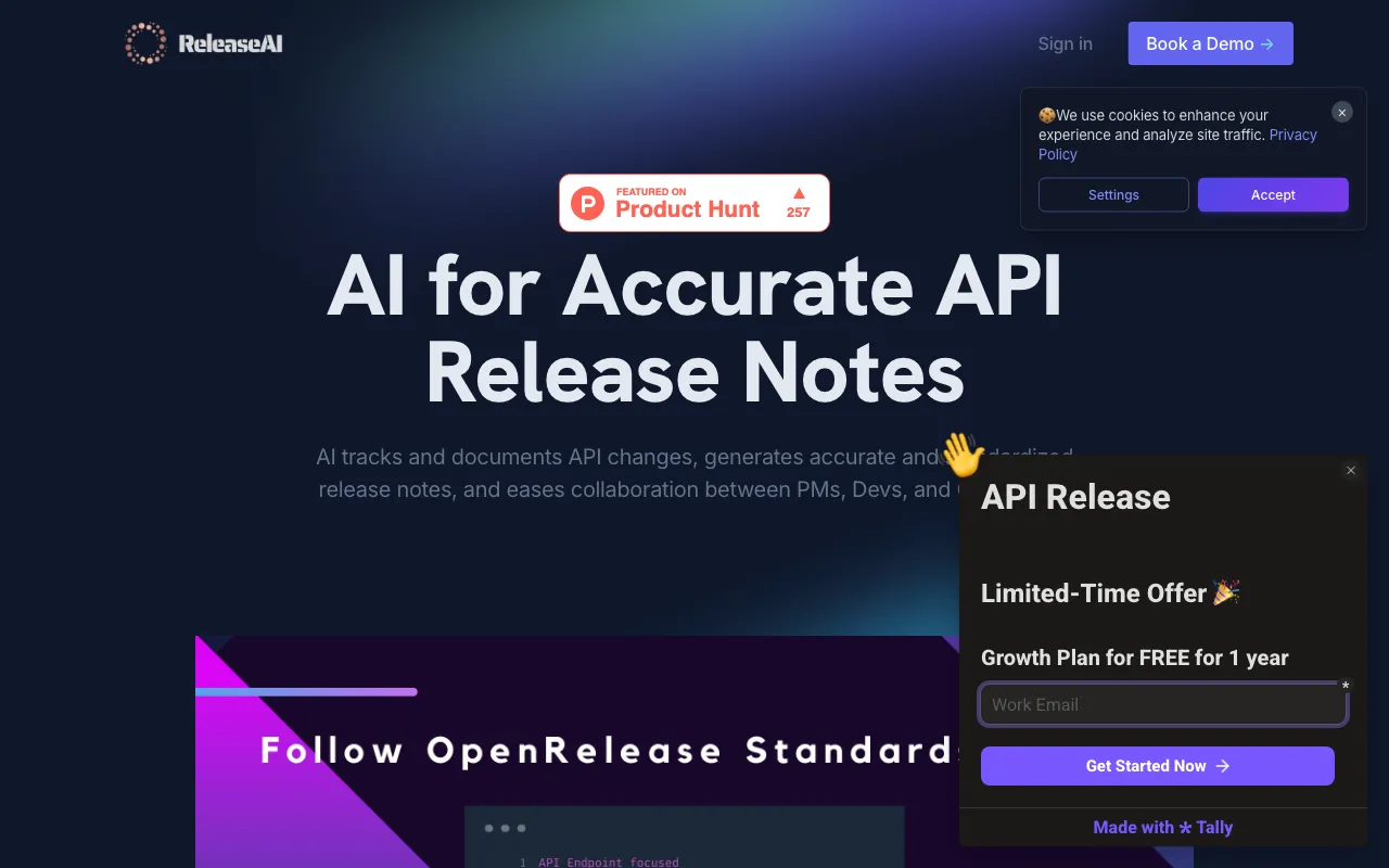 Release AI — preview screenshot