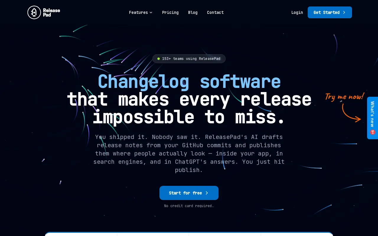 ReleasePad — preview screenshot