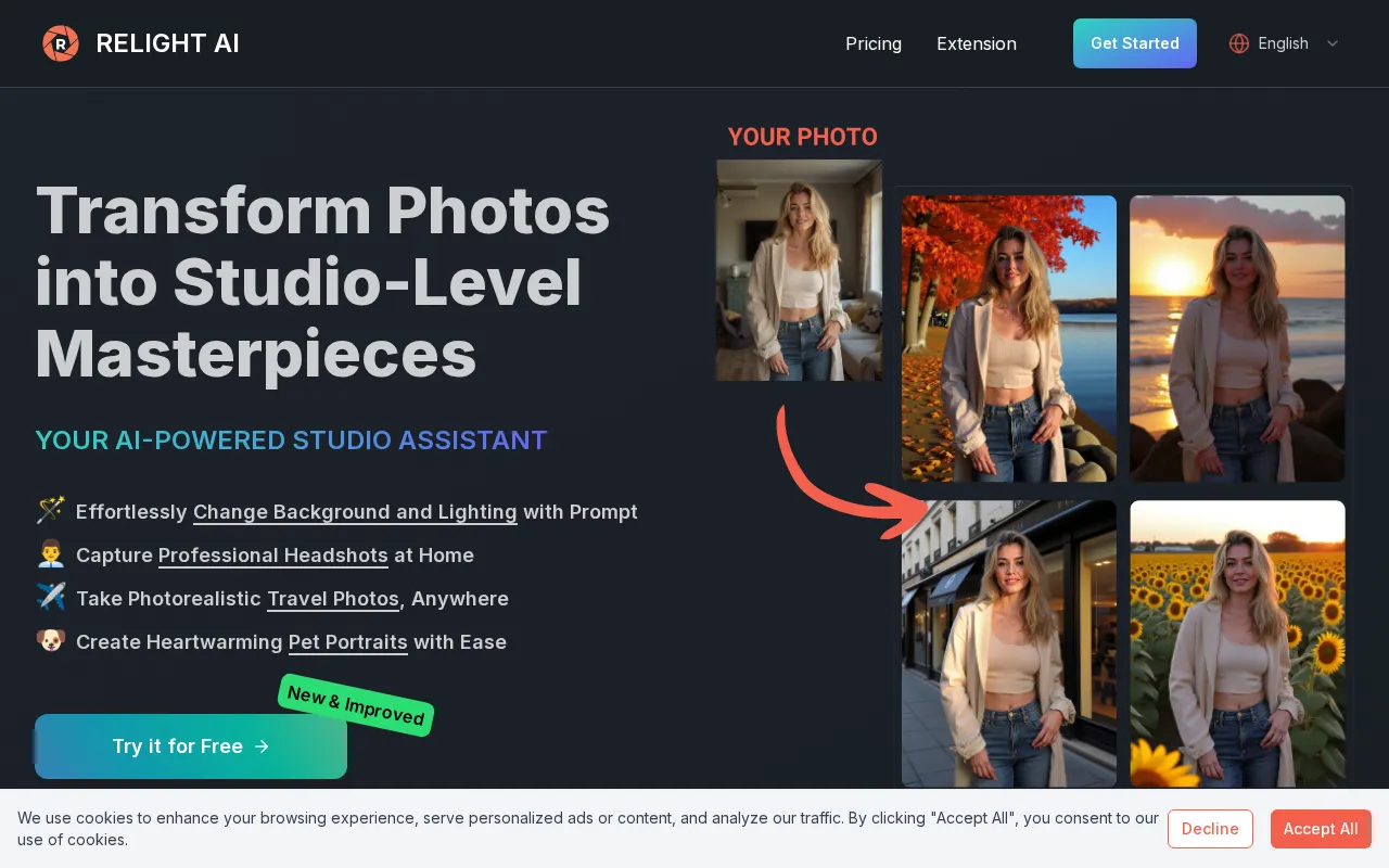 Relight AI — preview screenshot